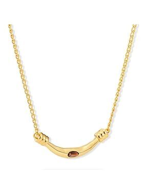 Montana West Wrangler Pendant Gold Necklace, 18K Gold Plated